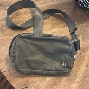 Lululemon olive green belt bag
